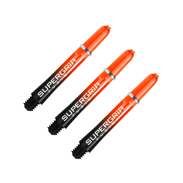 Harrows Supergrip Fusion Short (35mm) Nylon Dart Shafts Orange Shafts