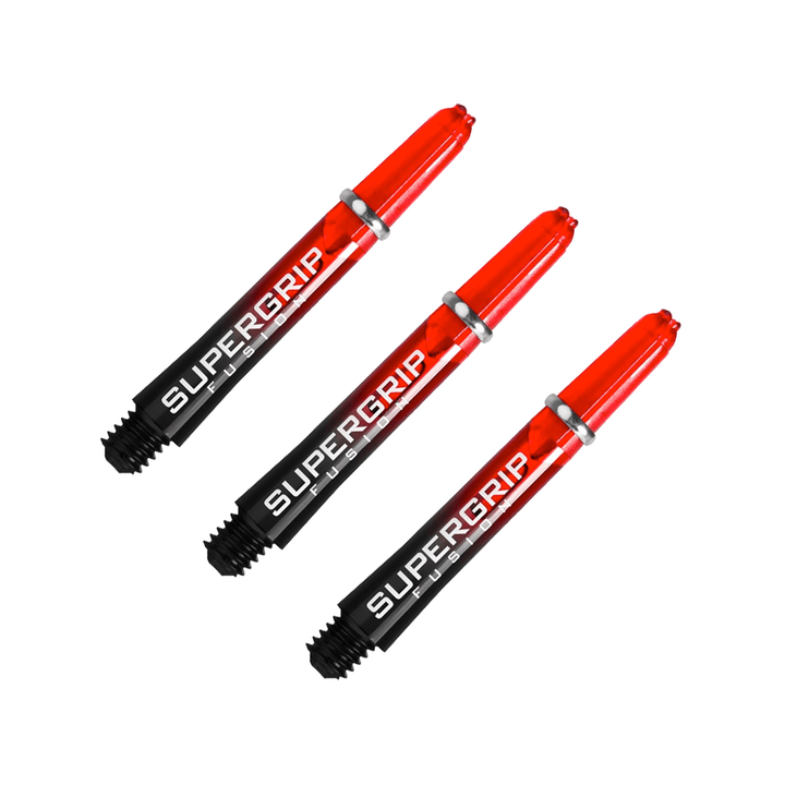 Harrows Supergrip Fusion Short (35mm) Nylon Dart Shafts Red Shafts