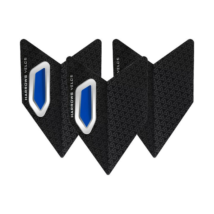 Harrows Velos Dart Flights Dark Blue Flights