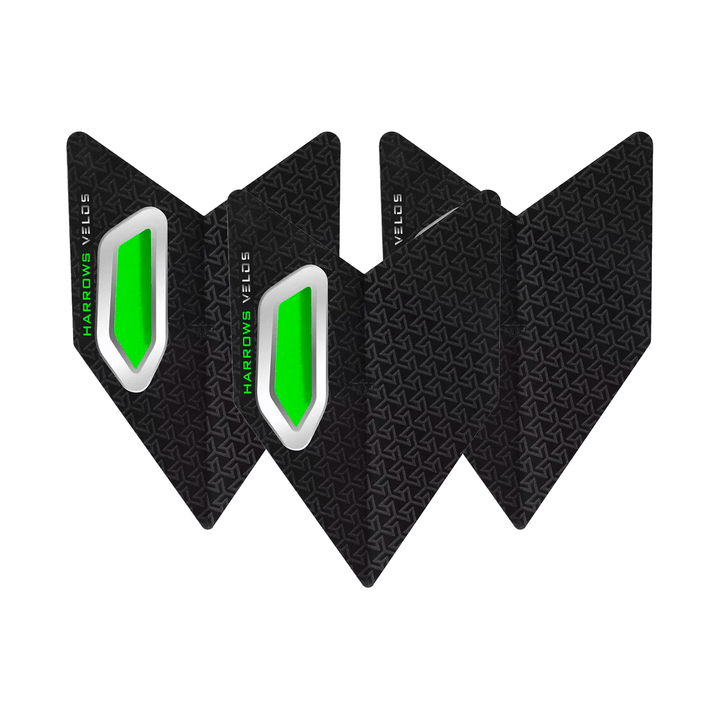 Harrows Velos Dart Flights Green Flights