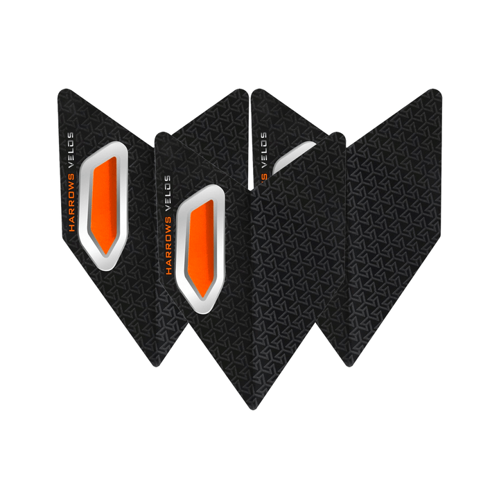 Harrows Velos Dart Flights Orange Flights