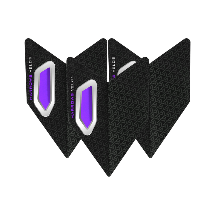 Harrows Velos Dart Flights Purple Flights