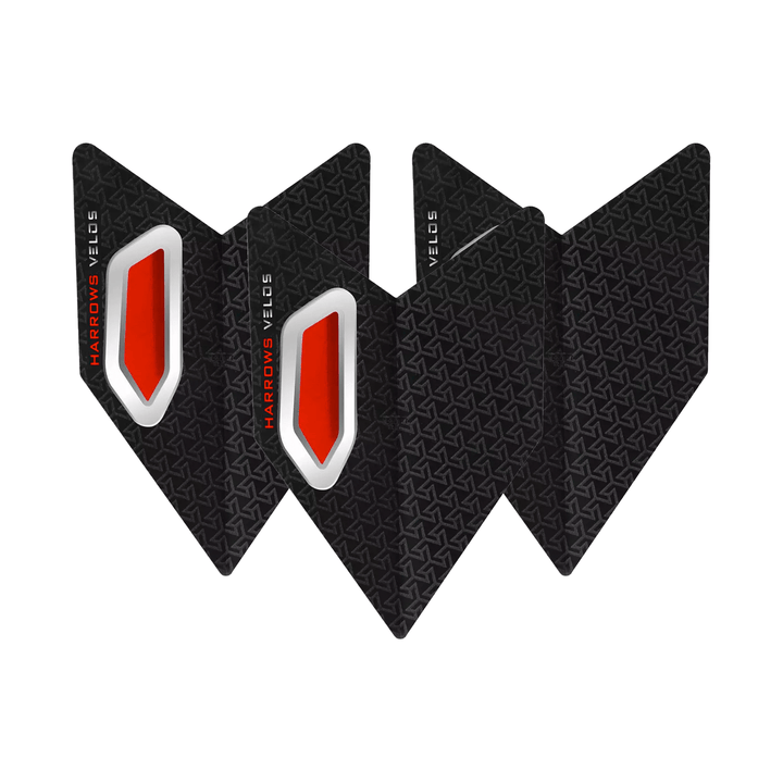 Harrows Velos Dart Flights Red Flights