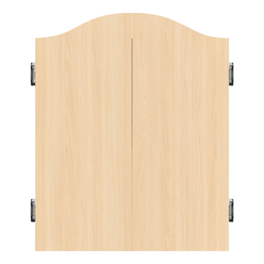 Mission Deluxe Dartboard Cabinet Light Oak Boards