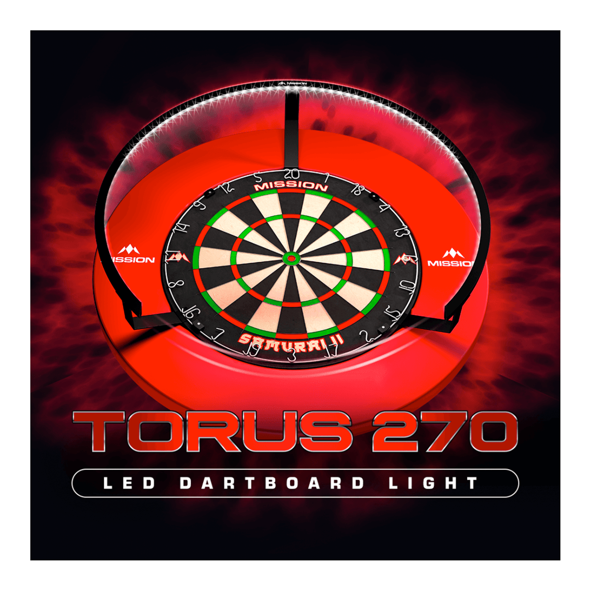 Mission Mission Torus 270 Dart Board Lighting System Boards