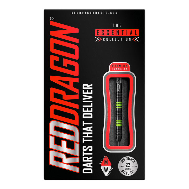 Red Dragon Freestyle Steel Tip Darts - 90% Tungsten - 22 Grams Darts