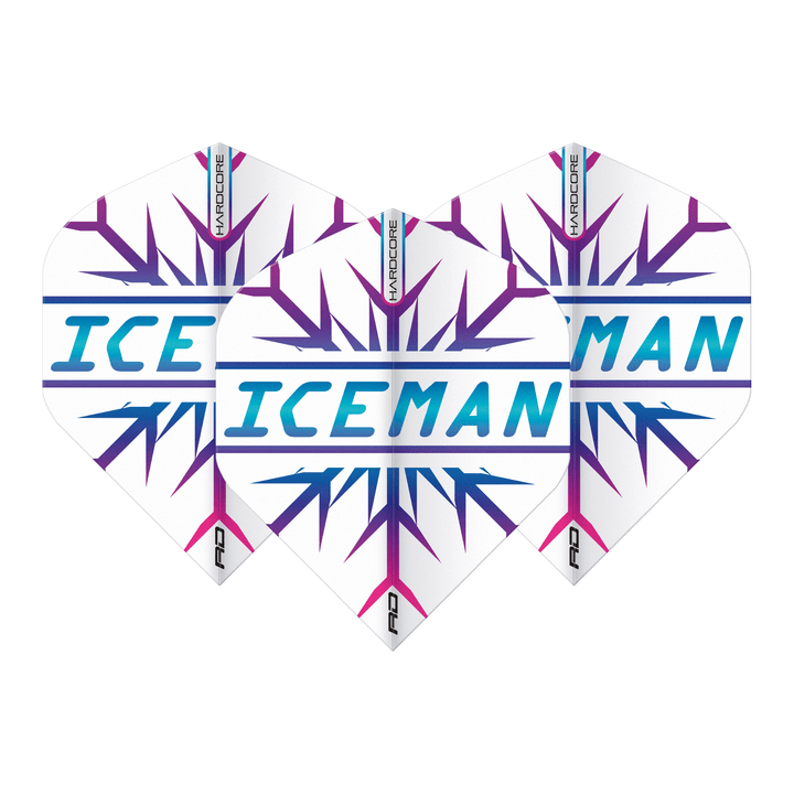 Red Dragon Gerwyn Price Snowflake - Hardcore Dart Flights Standard / Rainbow Flights