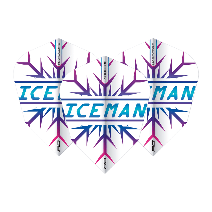 Red Dragon Gerwyn Price Snowflake - Hardcore Dart Flights V-Standard / Rainbow Flights