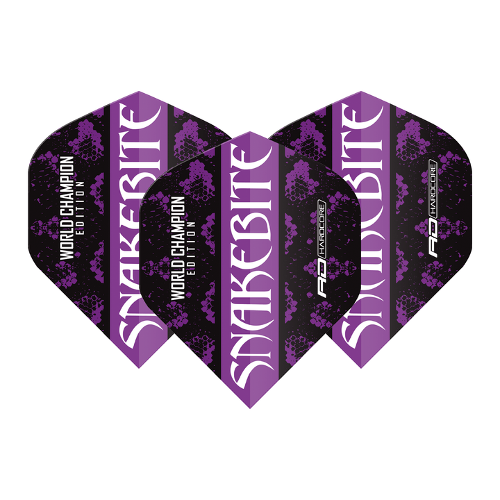 Red Dragon Peter Wright World Champ Standard Dart Flights Black Flights