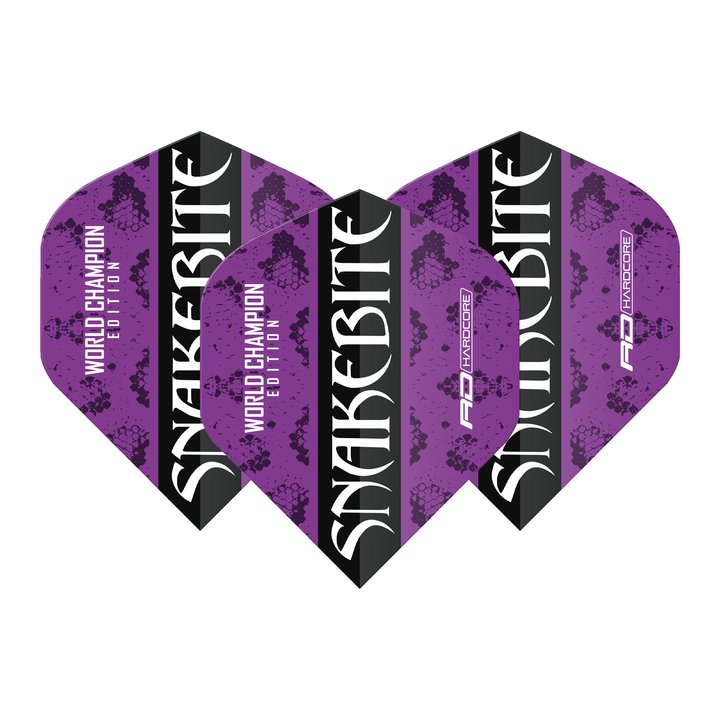 Red Dragon Peter Wright World Champ Standard Dart Flights Purple Flights