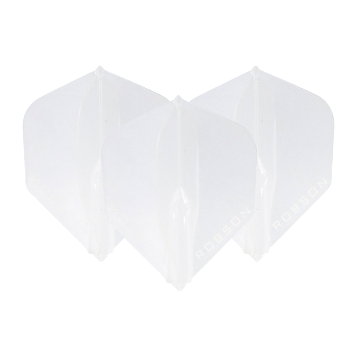 Robson Robson Plus Standard Moulded Dart Flights Clear Crystal Flights