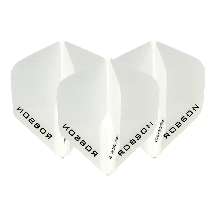 Robson Robson Plus Standard Moulded Dart Flights White Flights