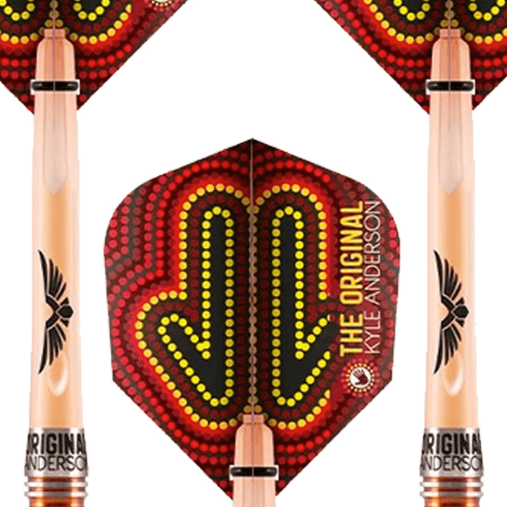 Shot Kyle Anderson Desert Boomer Steel Tip Darts - 80% Tungsten - 23 Grams Darts