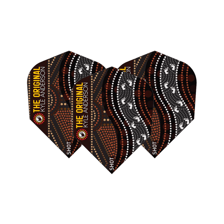 Shot Kyle Anderson O.G Dart Flights Small Standard / Black Flights