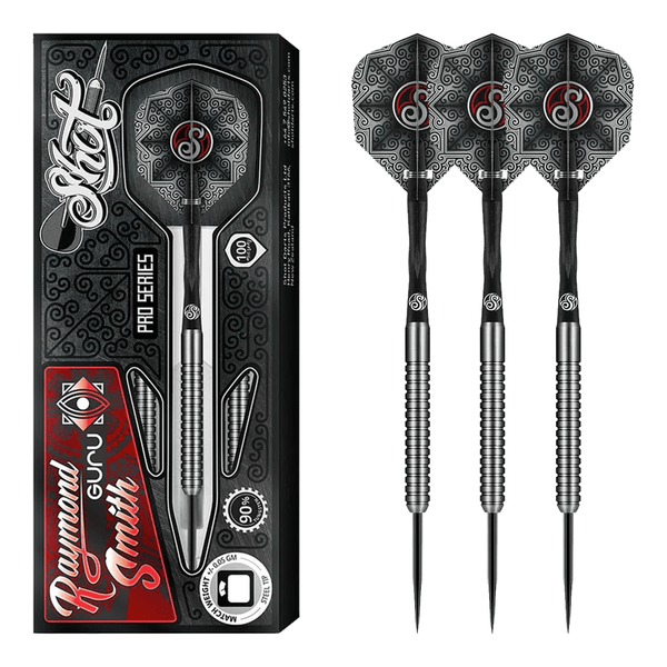 Shot Raymond Smith Guru - 90% Tungsten Steel Tip Darts Darts