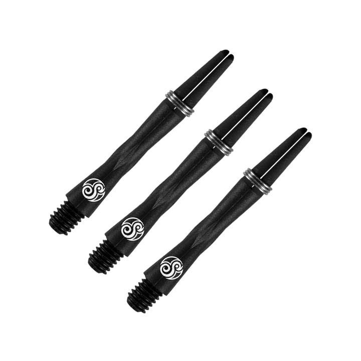 Shot Tao Carbon Short (35mm) Carbon Composite Dart Shafts Black Shafts