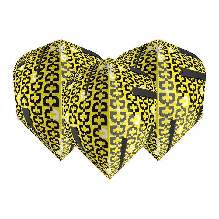 Target Bolide No. 6 Dart Flights Black/Yellow Flights