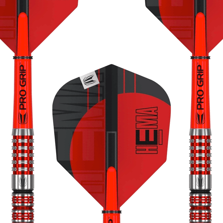 Target Hema 01 Swiss Point Steel Tip Darts - 90% Tungsten - 22 Grams Darts