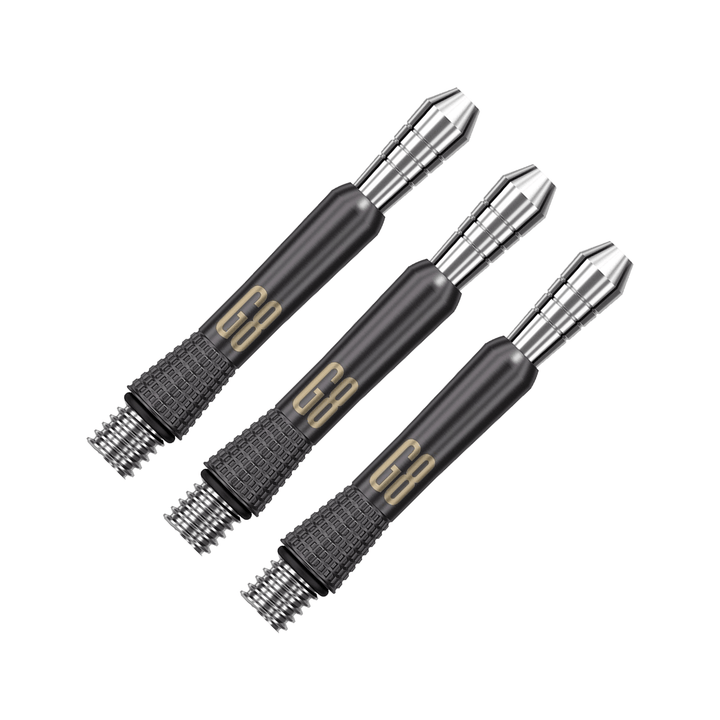 Target Phil Taylor Power Gen 8 Titanium Dart Shafts Short / Black Shafts