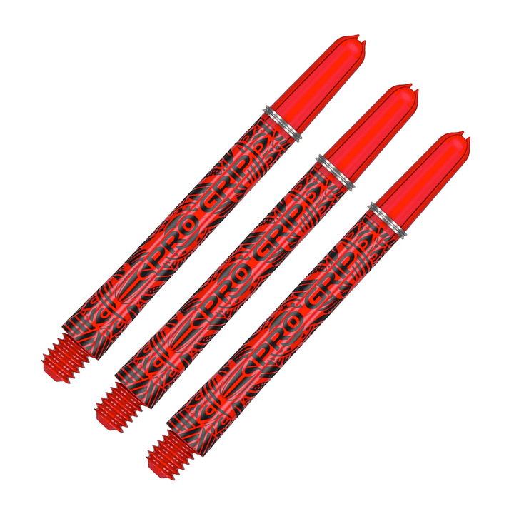 Target Pro Grip Ink Nylon Dart Shafts Medium (48mm) / Red Shafts