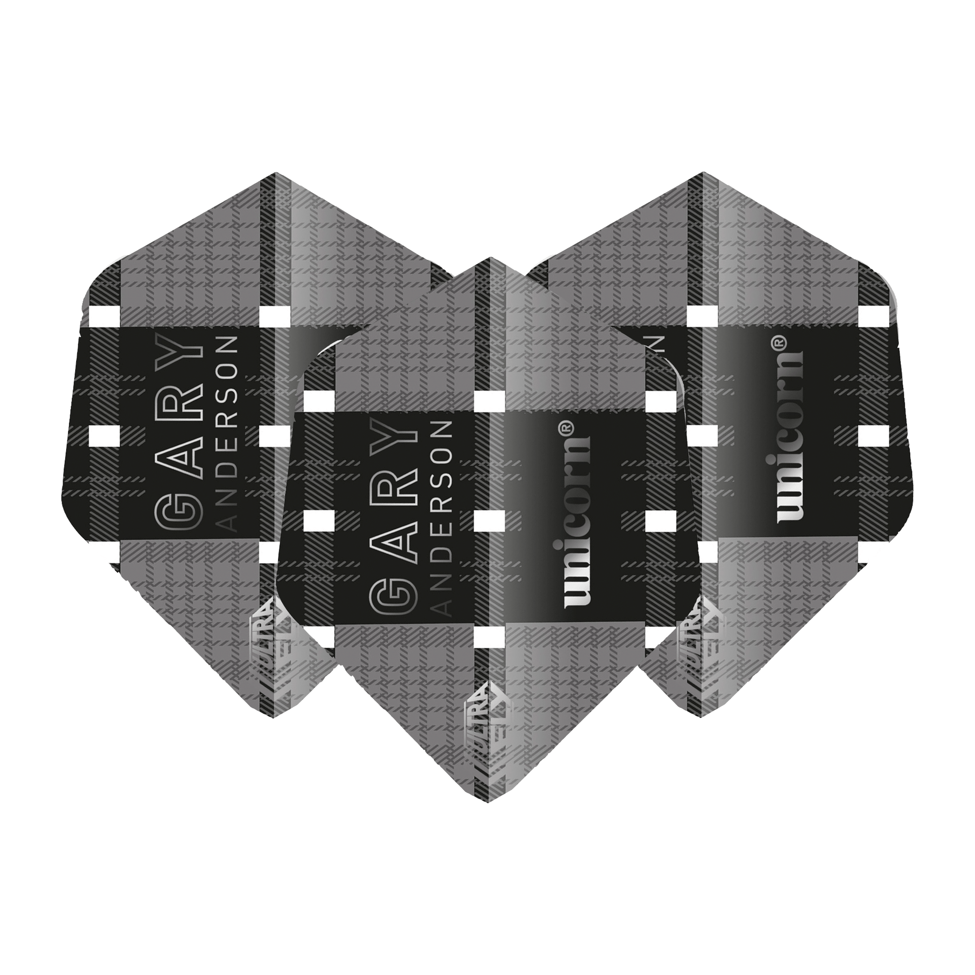 Unicorn Gary Anderson World Champion - Ultrafly Dart Flights AR2 / Black Flights