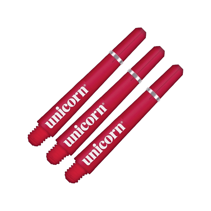 Unicorn Gripper 4 Polycarbonate Dart Shafts Red / Medium (41mm ) Shafts