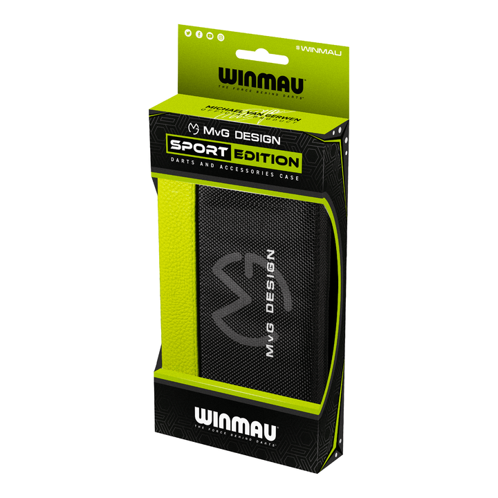 Winmau MVG Sport Edition Darts Case Black/Green Cases