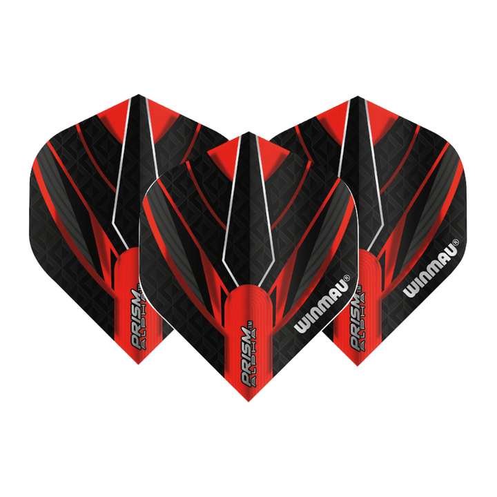 Winmau Prism Alpha Dart Flights Red / Standard Flights